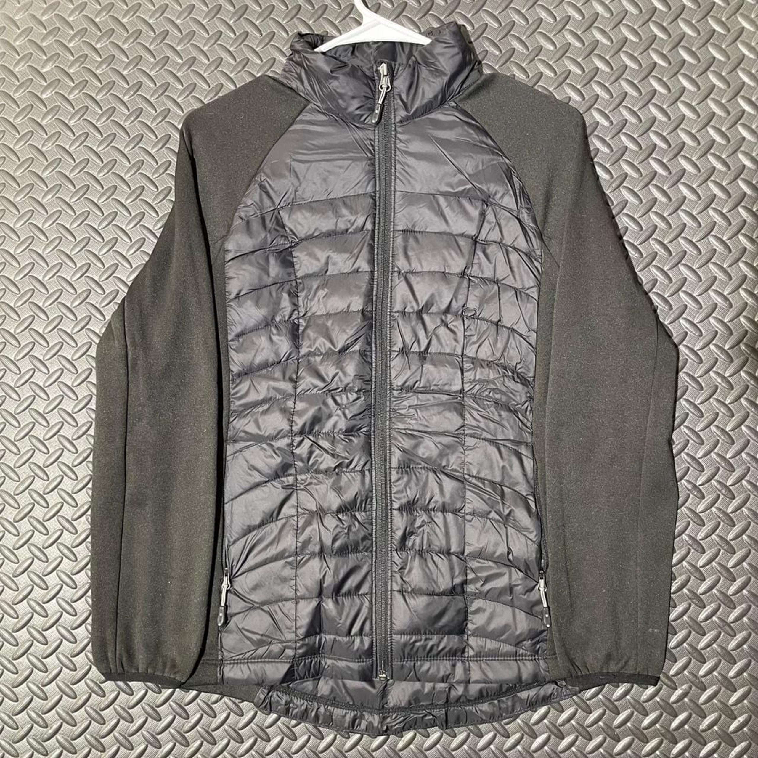 32 Degrees Weatherproof Black Full Zip Up Puffer Casual Winter Jacket Women's S