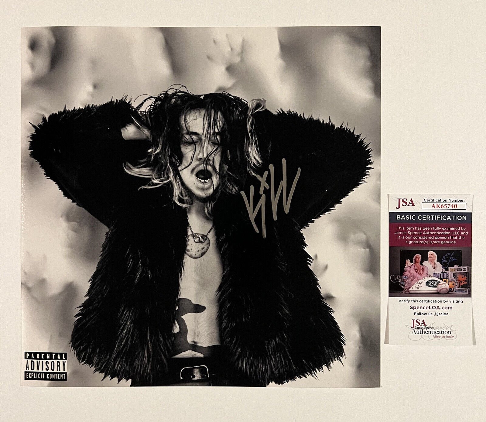 KXLLSWXTCH SIGNED “THE WALLS HAVE EYES” 12x12 PHOTO WITH JSA COA