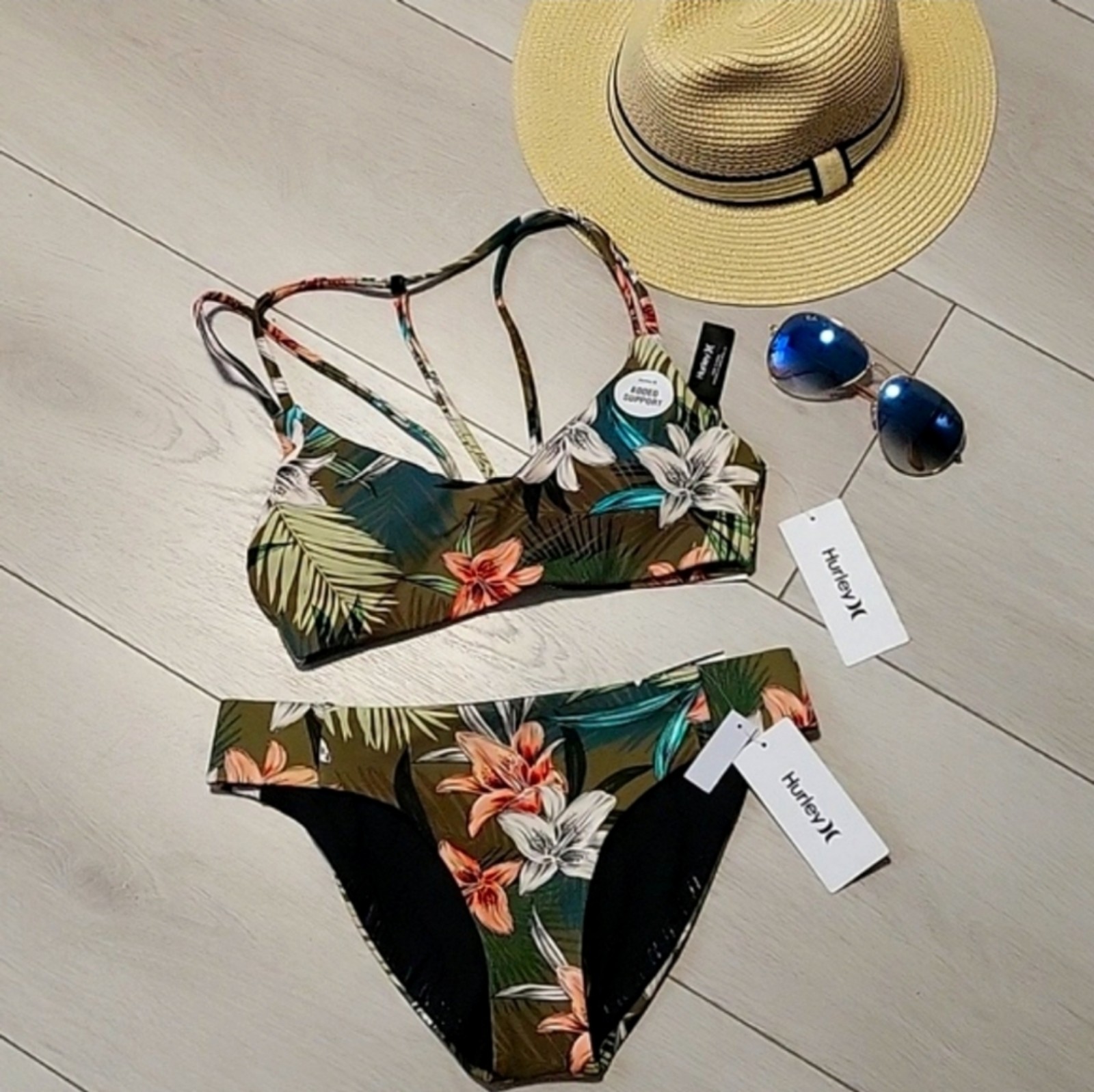Hurley Floral Bikini Set