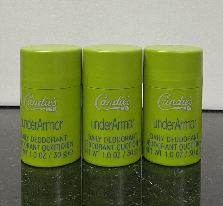 15 Candies Men UNDER ARMOR Daily Deodorant Stick 1oz lot of 3LA