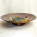 Hand-Painted Copper Bowl “Still Life” Abstract Art, Artist Signed Unique