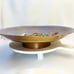 Hand-Painted Copper Bowl “Still Life” Abstract Art, Artist Signed Unique