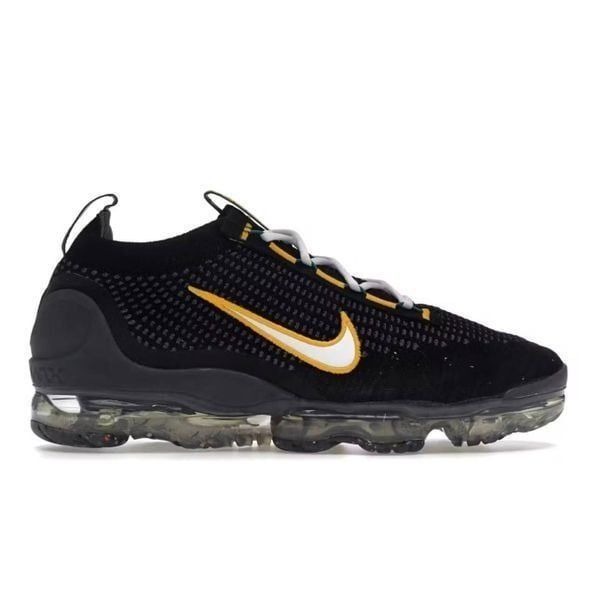 NIKE Air VaporMax 2021 FK 'Black University Gold' Running Shoes Size 10