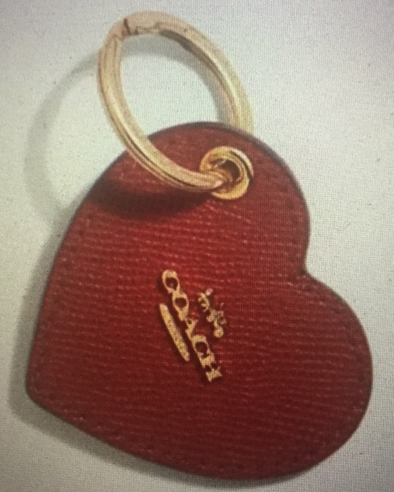 ❌️1 LEFT❌️COACH - HEART KEYCHAIN / KEYFOB (NWT)