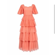 JessaKae Allegro Dress in Coral Size 2XL