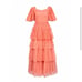 JessaKae Allegro Dress in Coral Size 2XL