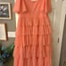 JessaKae Allegro Dress in Coral Size 2XL