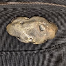 Vintage French's Big Tate Lewis Buckles of Chicago Potato Belt Buckle