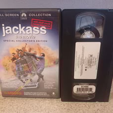 Jackass Rare Promo VHS + Jackass DVD