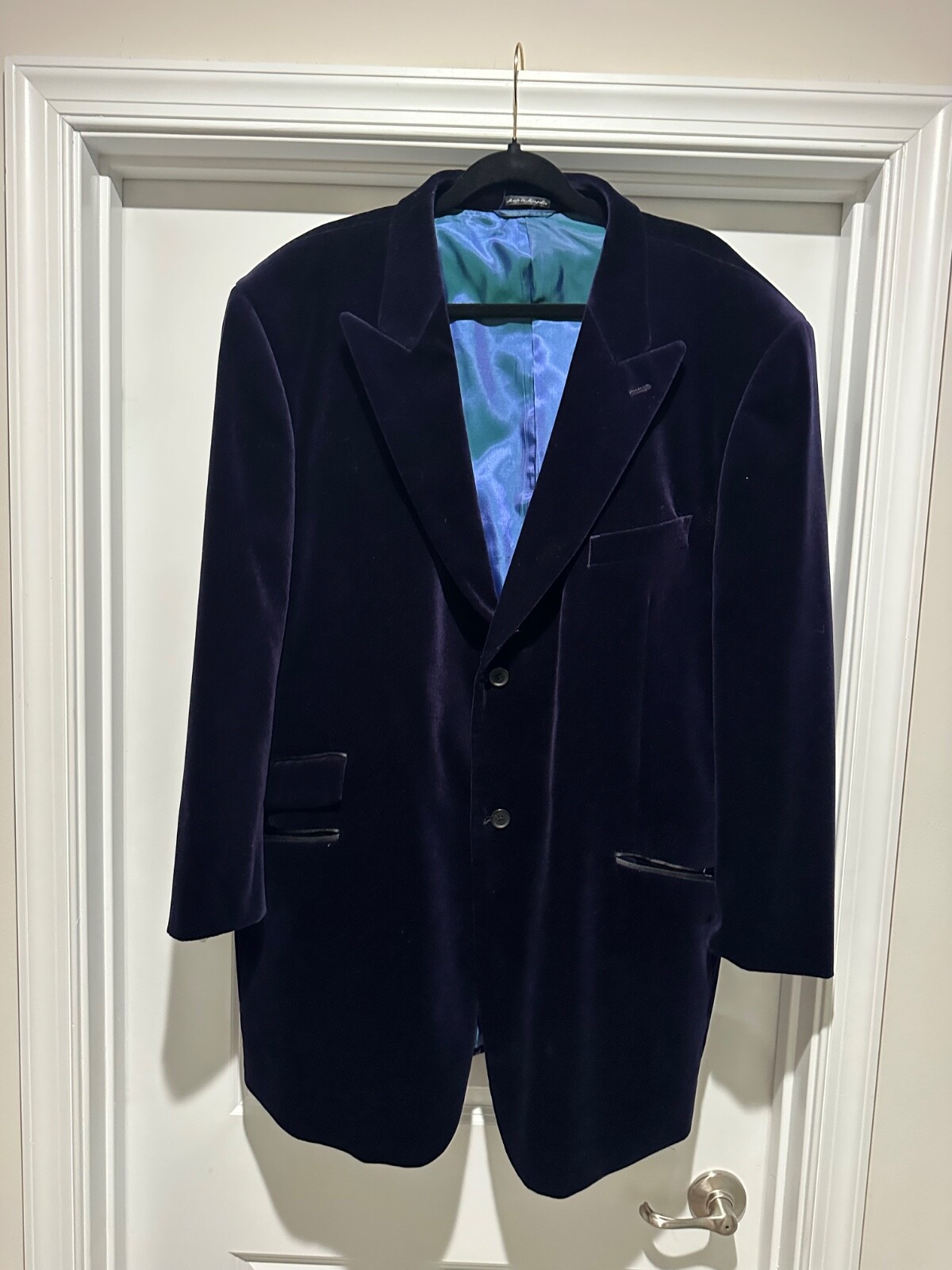 Linea Uomo Men's Velvet Blazer size 52L