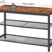 Shoe Organizer Bench 3-Tier 29.5 inches Brown
