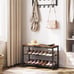 Shoe Organizer Bench 3-Tier 29.5 inches Brown