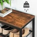 Shoe Organizer Bench 3-Tier 29.5 inches Brown