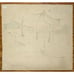 Karl Mattern WPA Era Important Iowa Artist Pen Drawing House and Person 1924 Wow