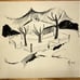Karl Mattern WPA Era Important Iowa Artist Pen Drawing House and Person 1924 Wow