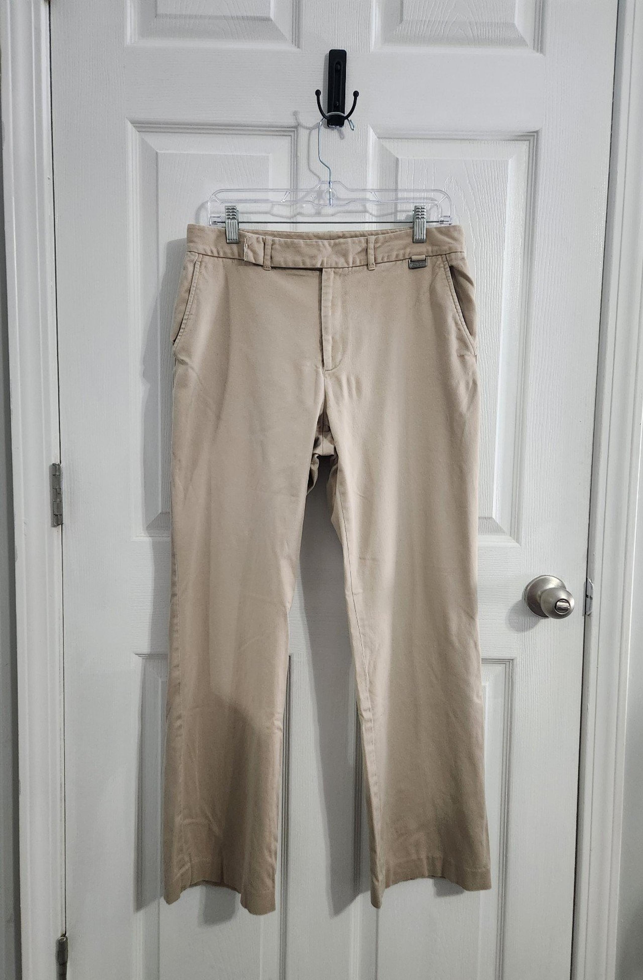 Lauren Ralph Lauren womans khaki chinos soft office wear professional size 12