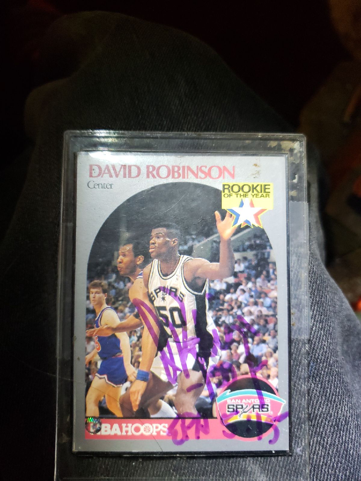 David Robinson rookie of the year card s