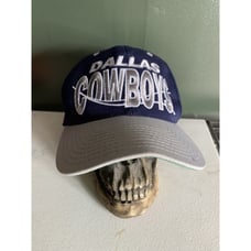 VINTAGE Dallas Cowboys 90's WAVE Swoosh ANI Snapback TEAM NFL