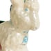 vintage green blue white LAMB planter ceramic art pottery nursery decor