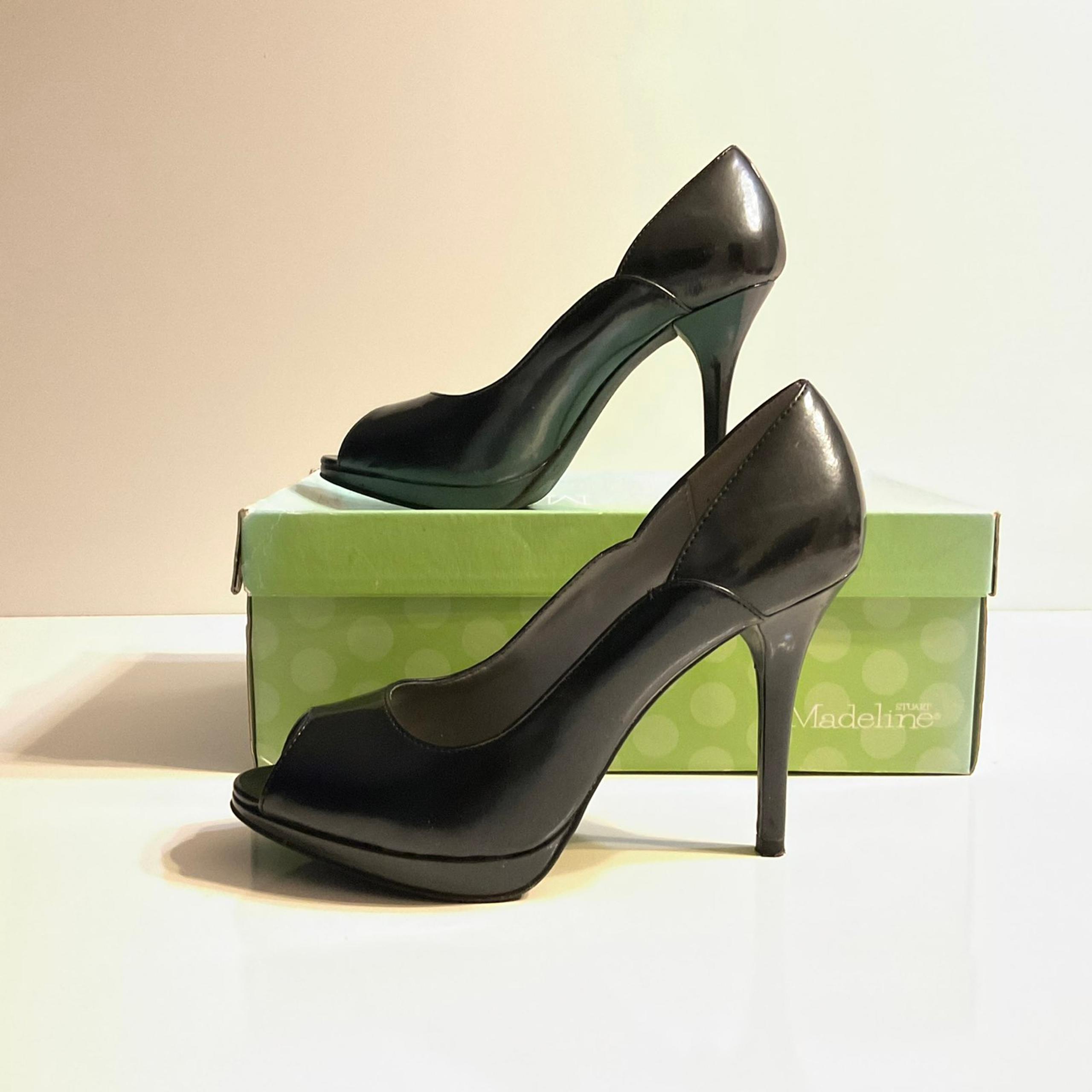 Xappeal Black Ariel Heels Sz 7.5