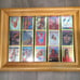 PLAYBOY VINTAGE PIN-UP METALLIC CARD HANDMADE SERVING TRAY WOOD PLATTER, AMAZING