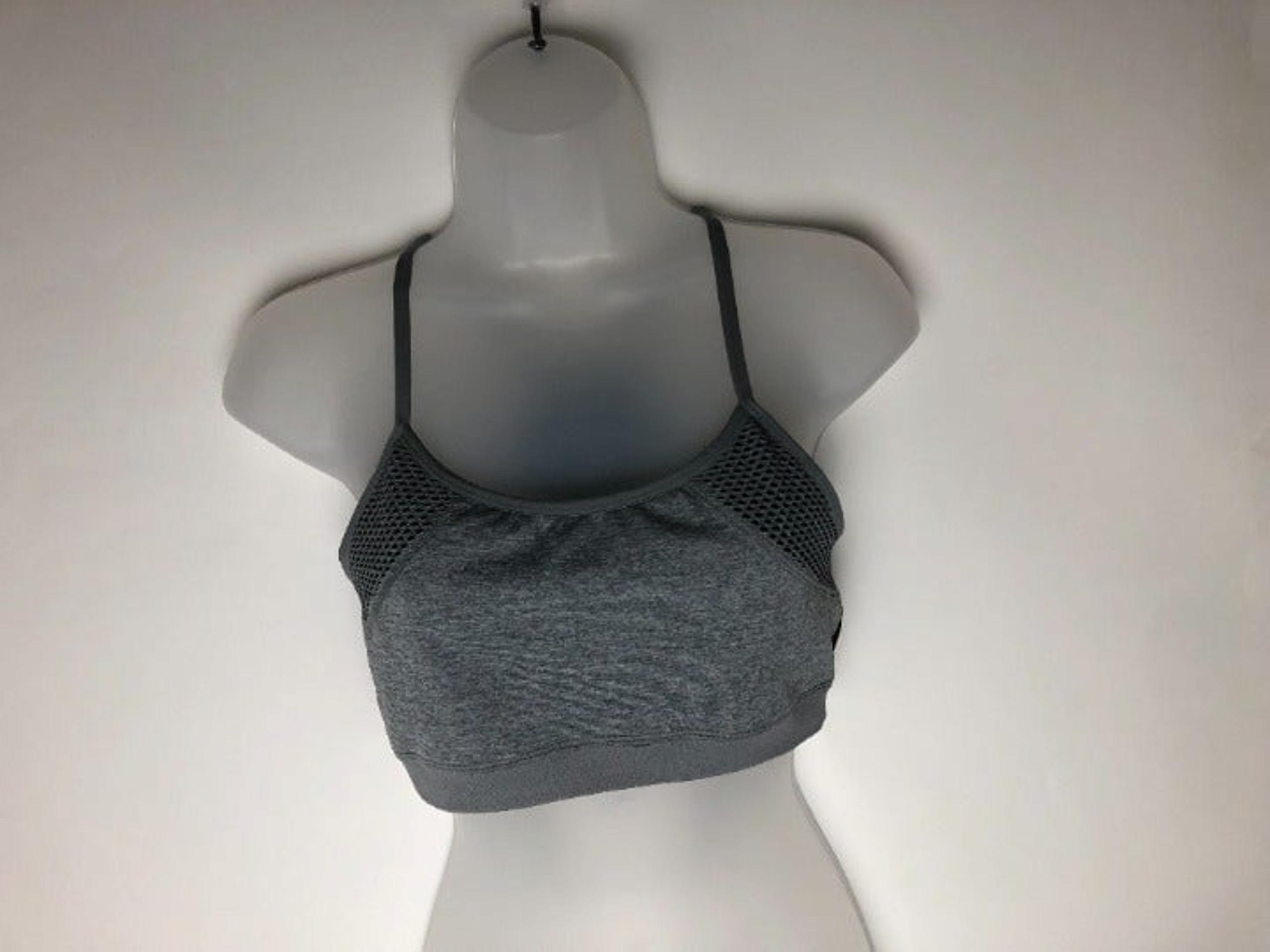 Zenana Outfitters Gray Sports Bra M/L