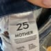 Vintage mother denim looker 25