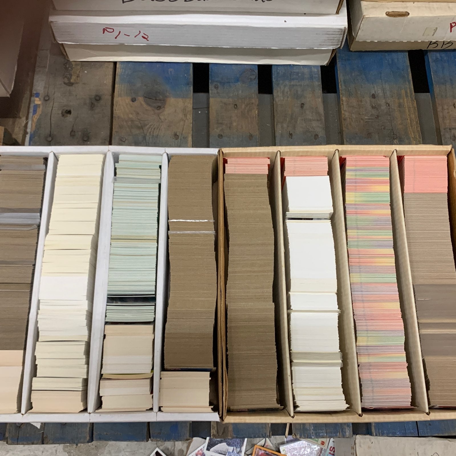 6000 baseball cards lot collection card