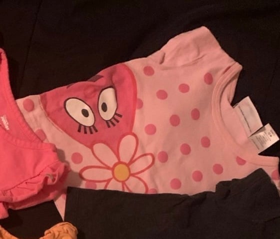 Girls pink T-shirt yo Gabba Gabba and Dora lot 18m