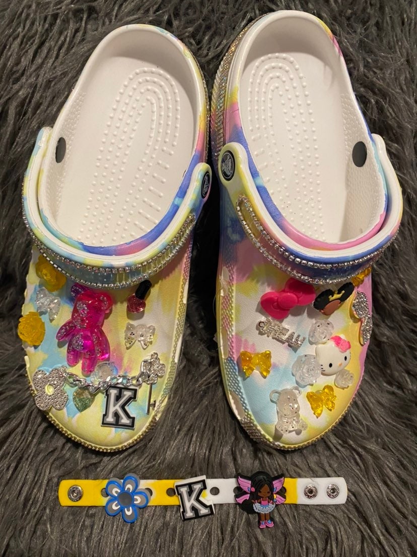 Womans custom designed crocs