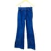 Vintage high rise wedgie bell bottom flare embroidered big stitching jeans