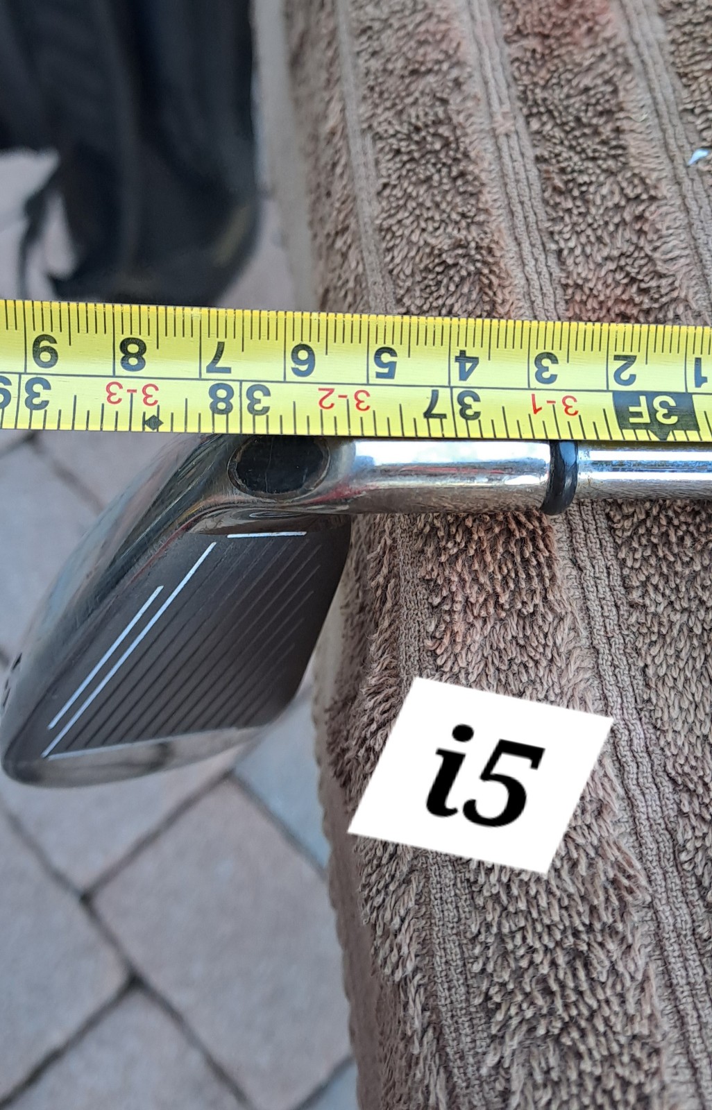 Golf irons LEFT H set CALLAWAY Hawk eye VFT 7 clubs lefty original grips,  very - detail