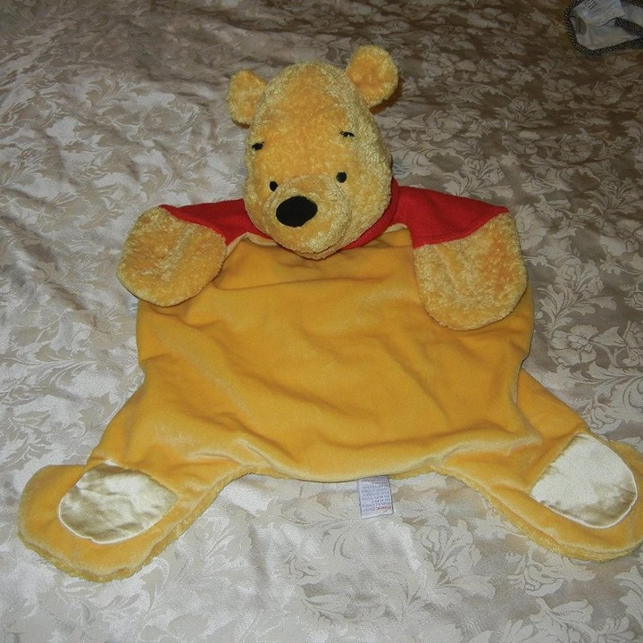 Disney Winnie the Pooh Gund Lovey Security Blanket Tummy Time