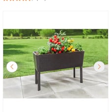 Vigoro 44.5 in. W x 15.25 in. H Easy Grow Elevated Resin Garden Bed Large x4