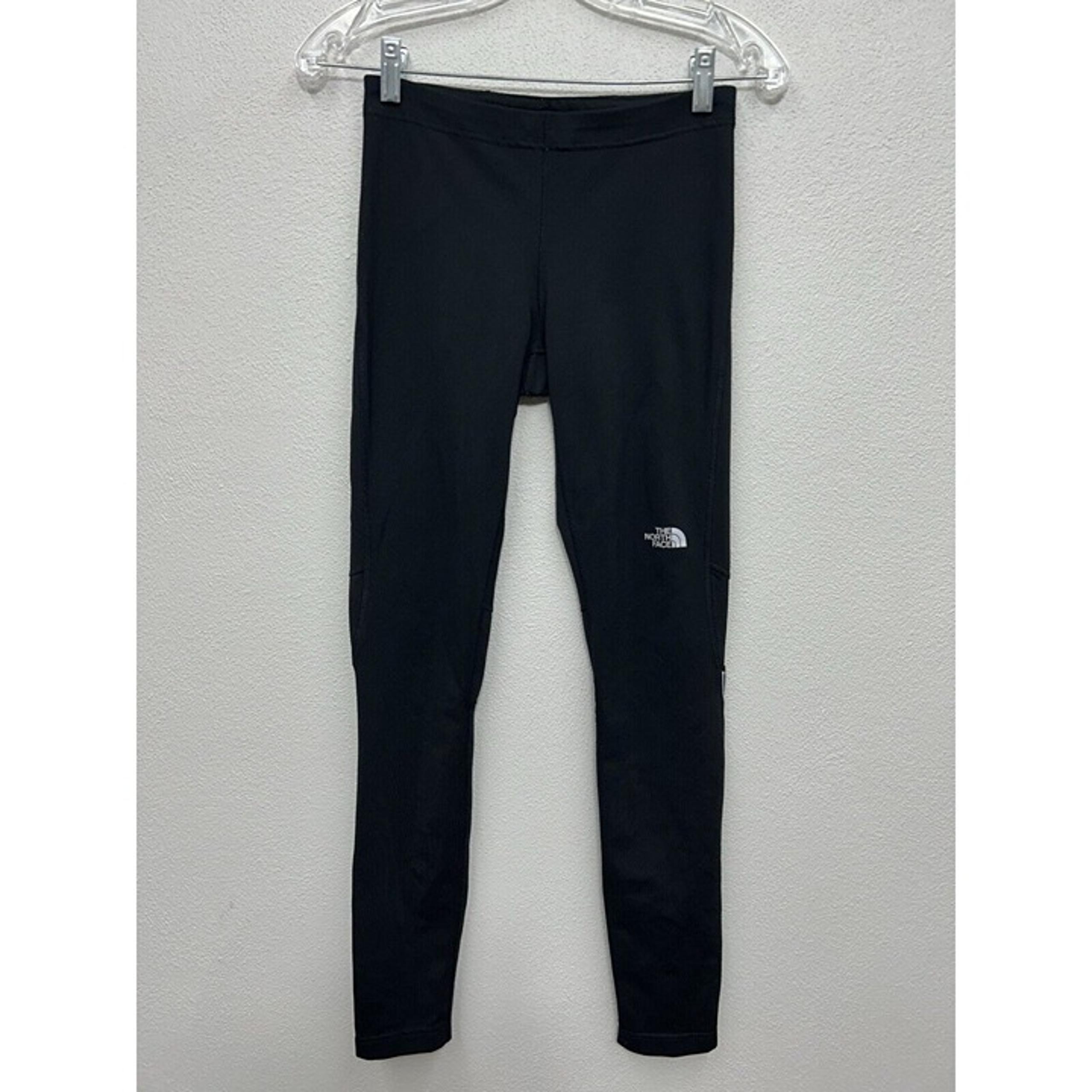 The North Face Women’s Leggings Small VaporWick Black Full Length Reflective