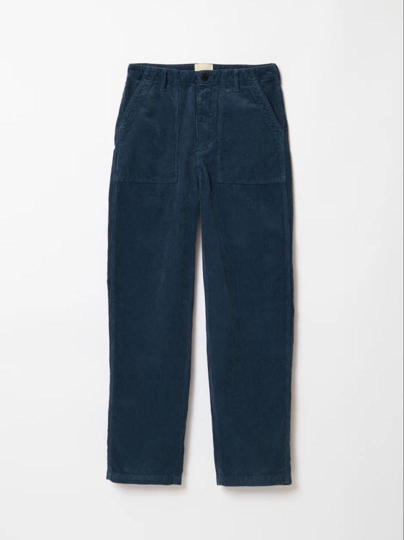 Shishikui corduroy baker pants / Navy, size 34