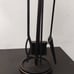 Black Iron Fireplace Set