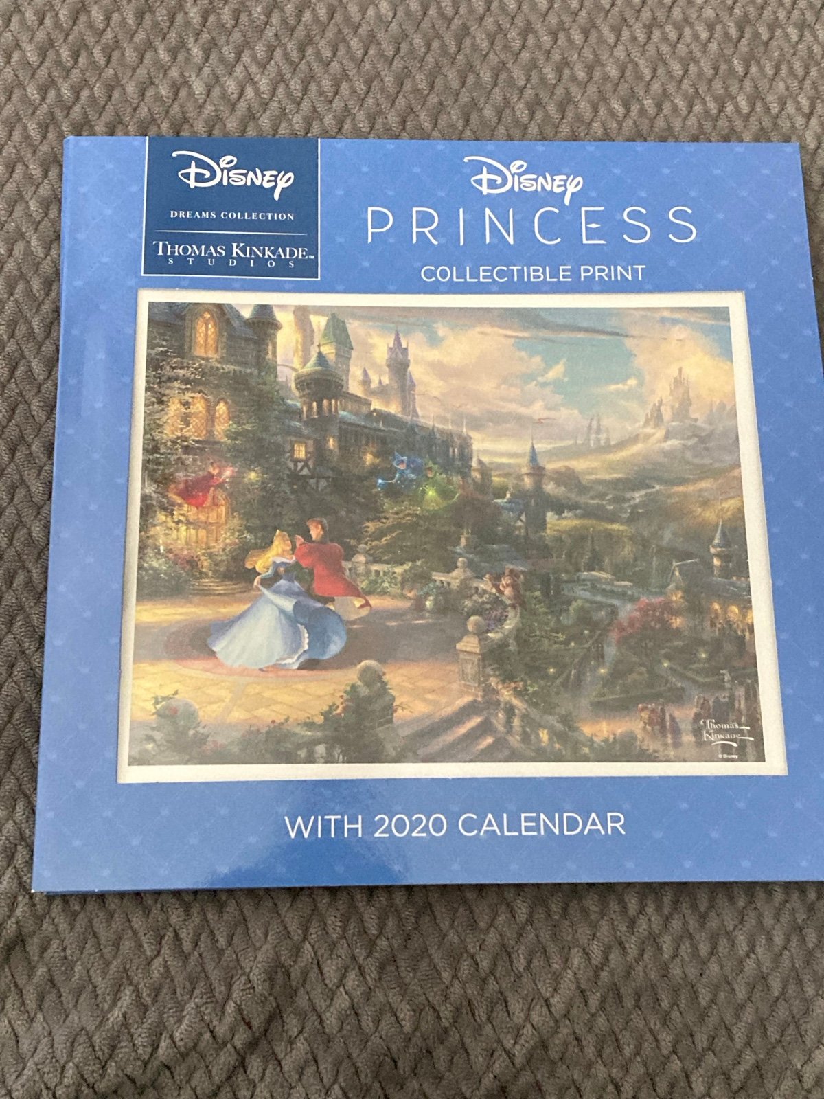 Disney Thomas Kinkade Disney Princess Collectible Print with 2020 Calendar