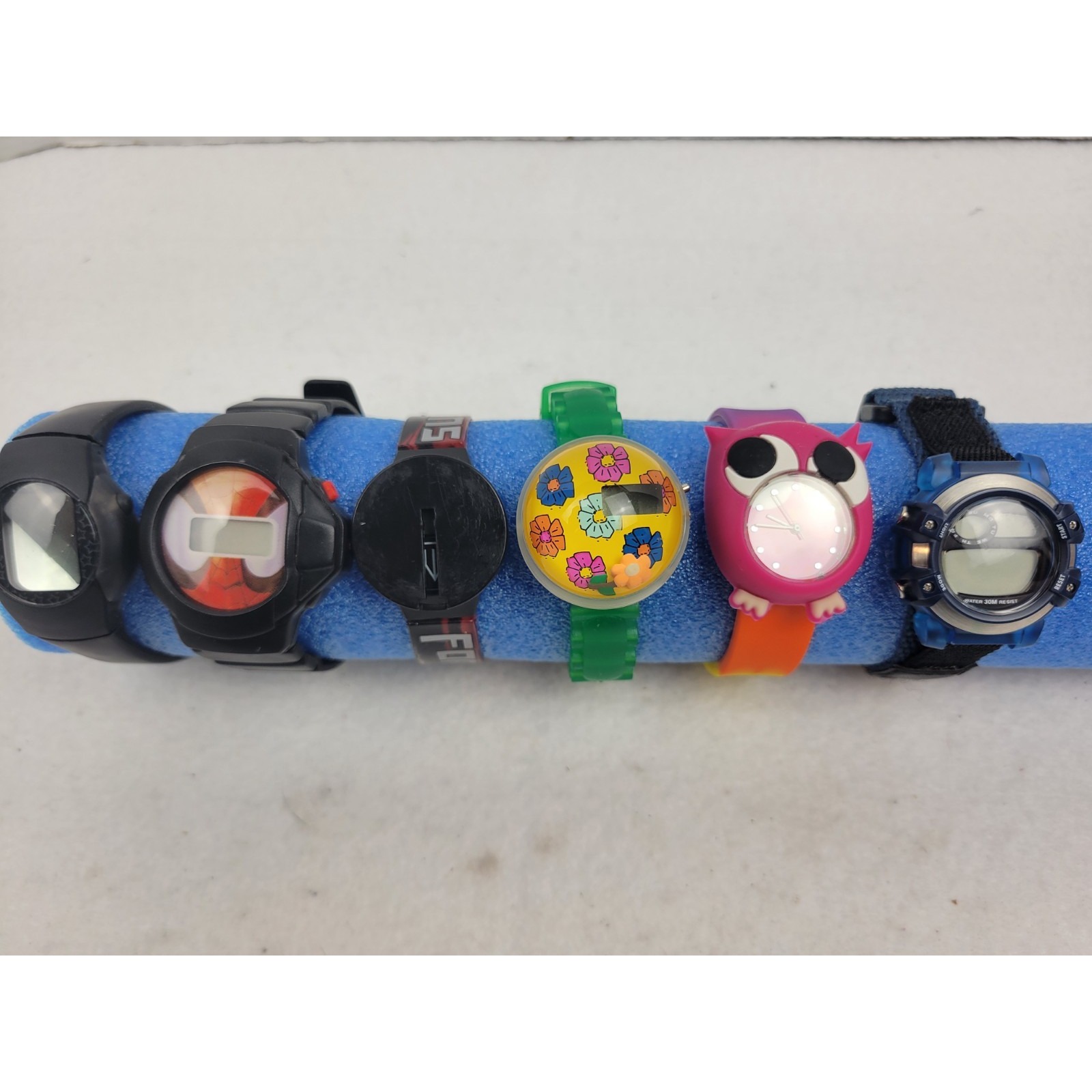 Vintage & Modern Lot Youth Watches: Disney Spiderman Transformers **READ**