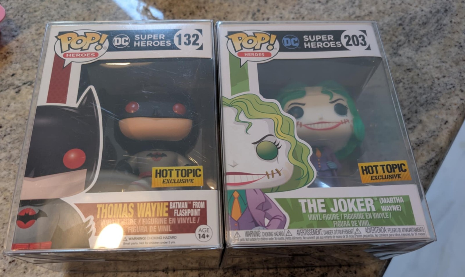 Flashpoint Batman and Joker Funko