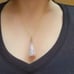 Vintage Pink Agate Necklace