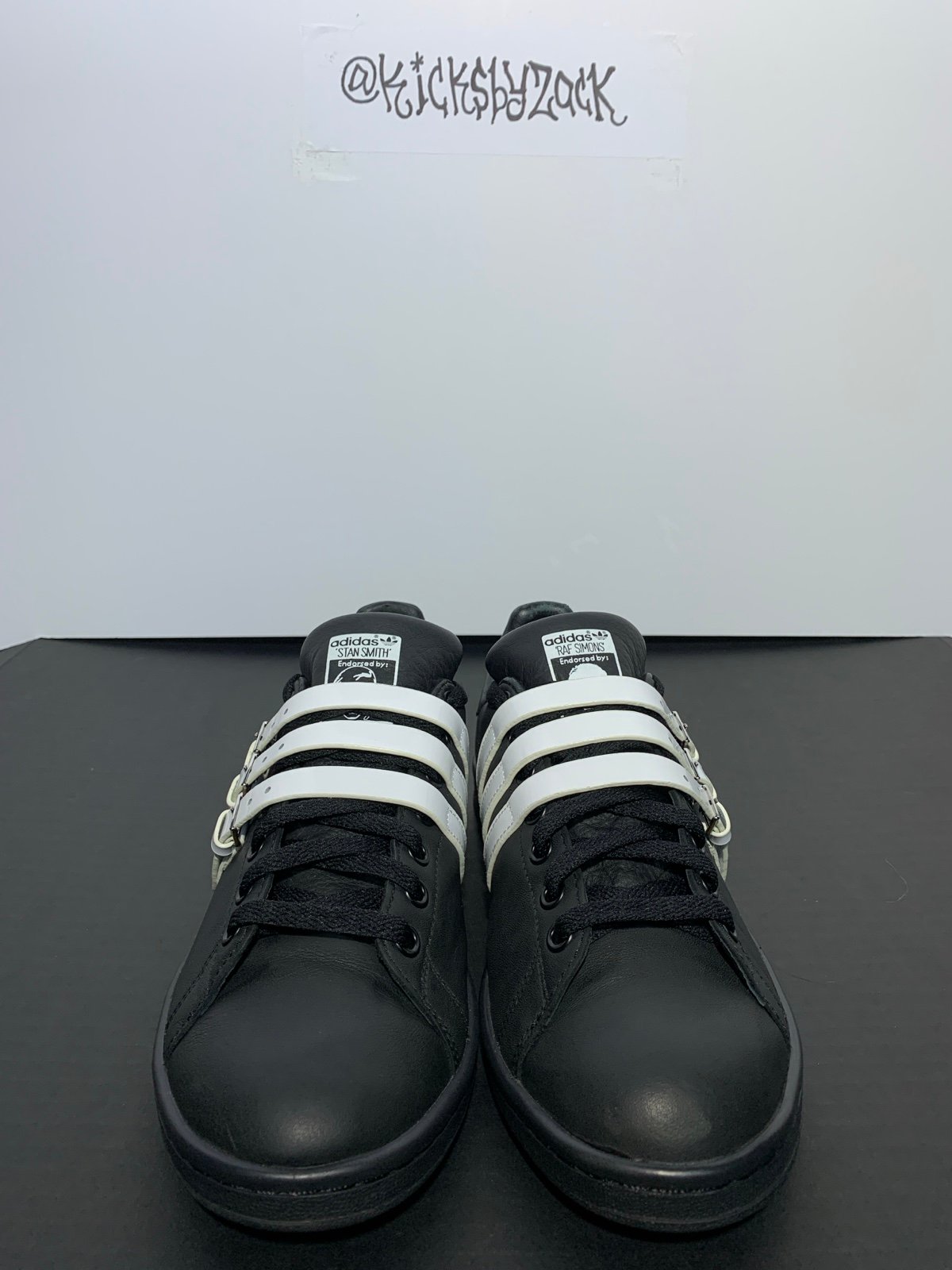 Adidas Stan Smith x RAF Simons Strap Core Black Sz. 7