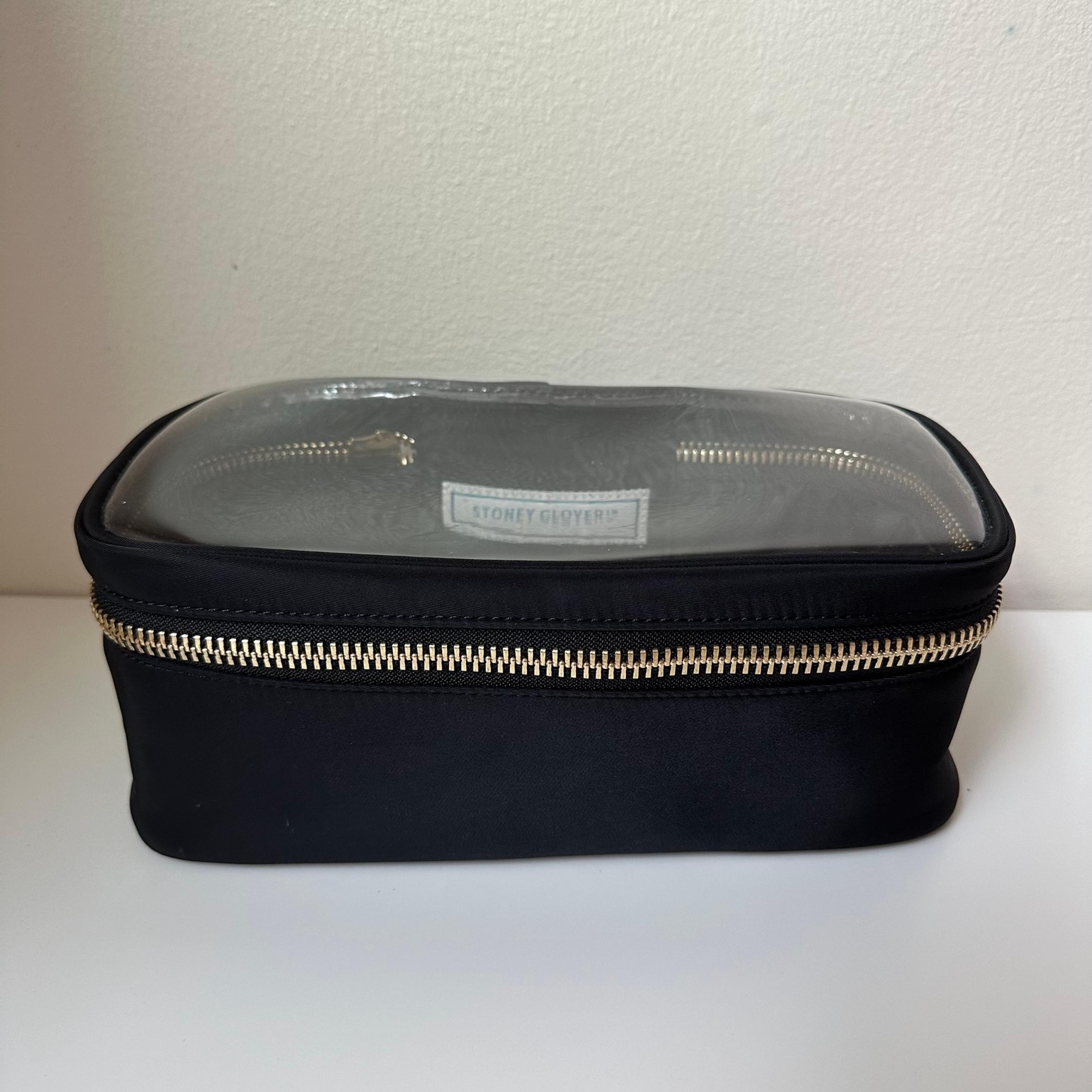 Stoney Clover Black Classic Clear Open Top Pouch
