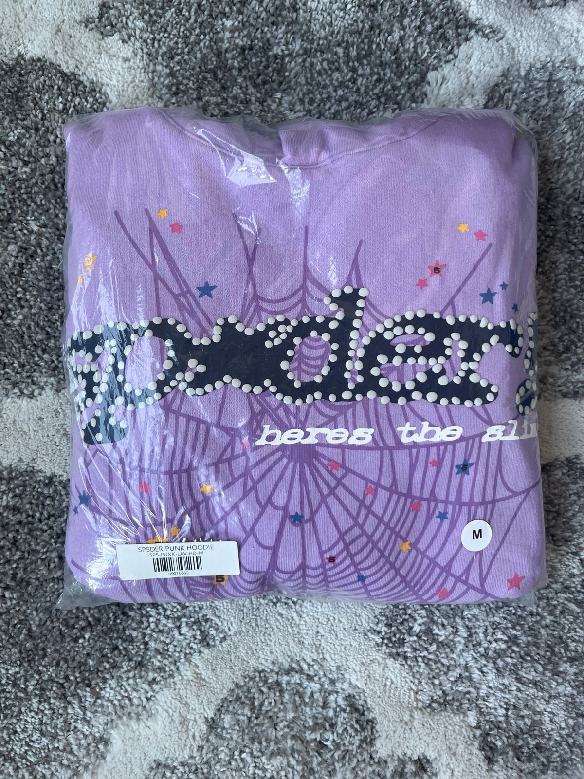 Sp5der (Spider) hoodie Acąi (Purple) SIZE M