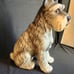 Antique Porcelain Figure Dog Schnauzer Japan Enesco Aldon D690
