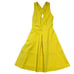 NEW BANANA REPUBLIC Dress 4 Yellow Fit Flare Tuscan Cross-Back A Line Sleeveless