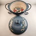 Certified International Pamela Gladding Flora Large Round Casserole Metal Stand