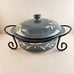 Certified International Pamela Gladding Flora Large Round Casserole Metal Stand
