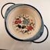 Certified International Pamela Gladding Flora Large Round Casserole Metal Stand