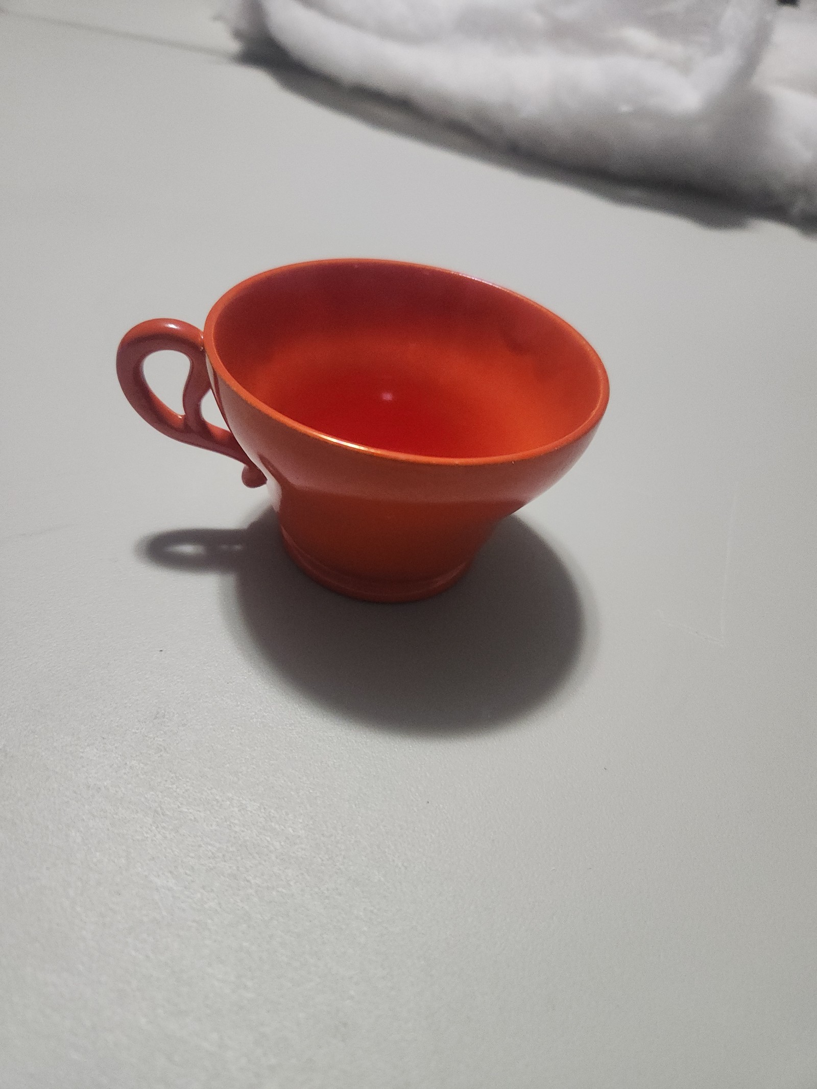 Radioactive Red Gladding McBean Tea Cup - Like Fiestaware